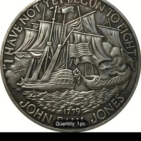 1779 USA Coin, Sailing Antique Silvery Dollar.. NWT - Picture 3 of 6